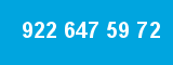 922 647 59 72 922 647 59 72
